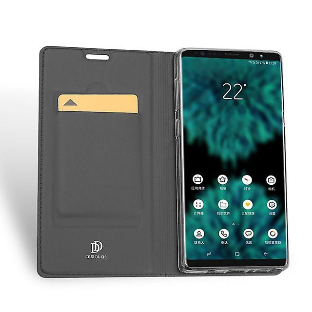 Samsung Galaxy Note 10 PU Case with Card Pocket - Gray