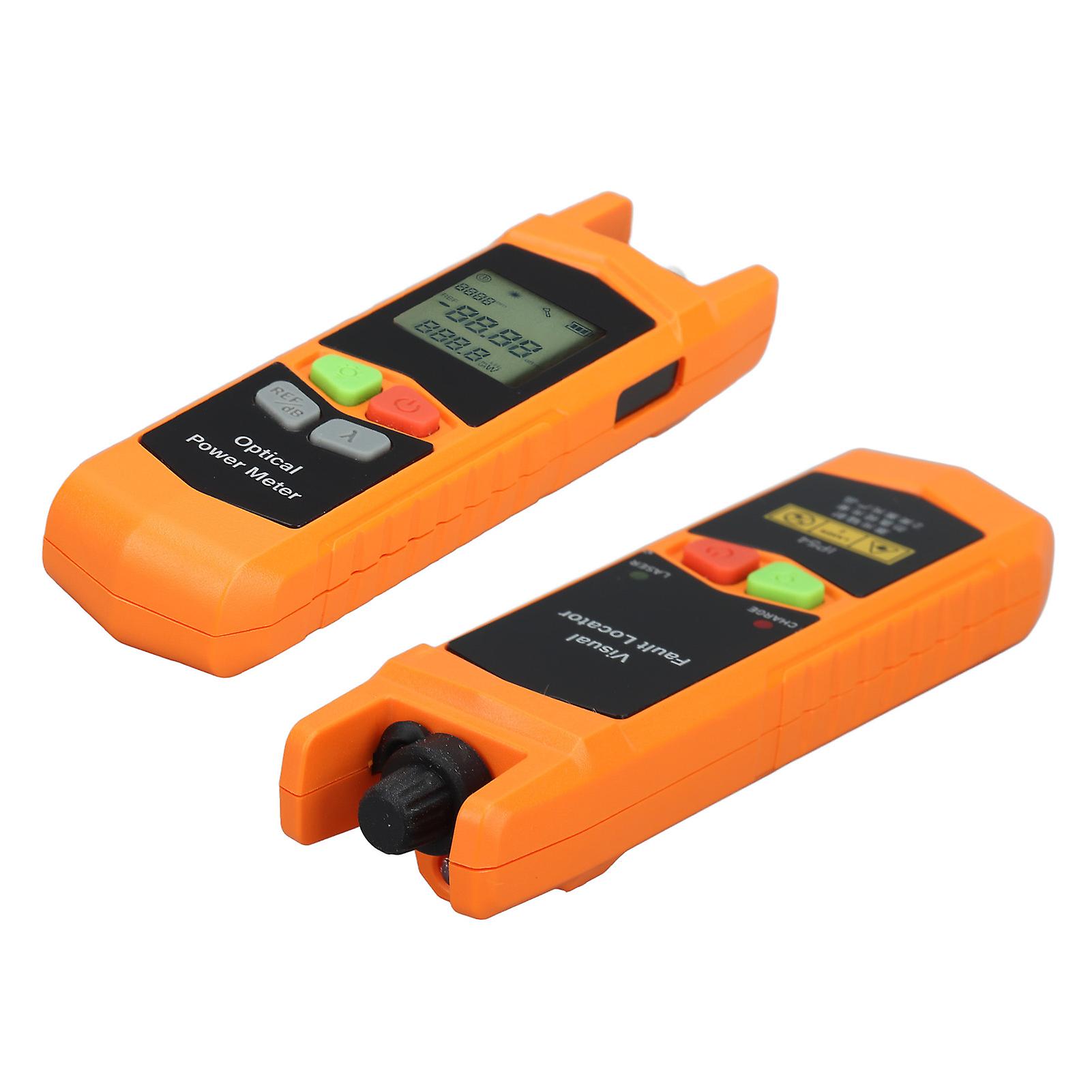 10mW Portable Optical Power Meter 650nm Red Laser Visible Fault Detector Locator with LED Light 