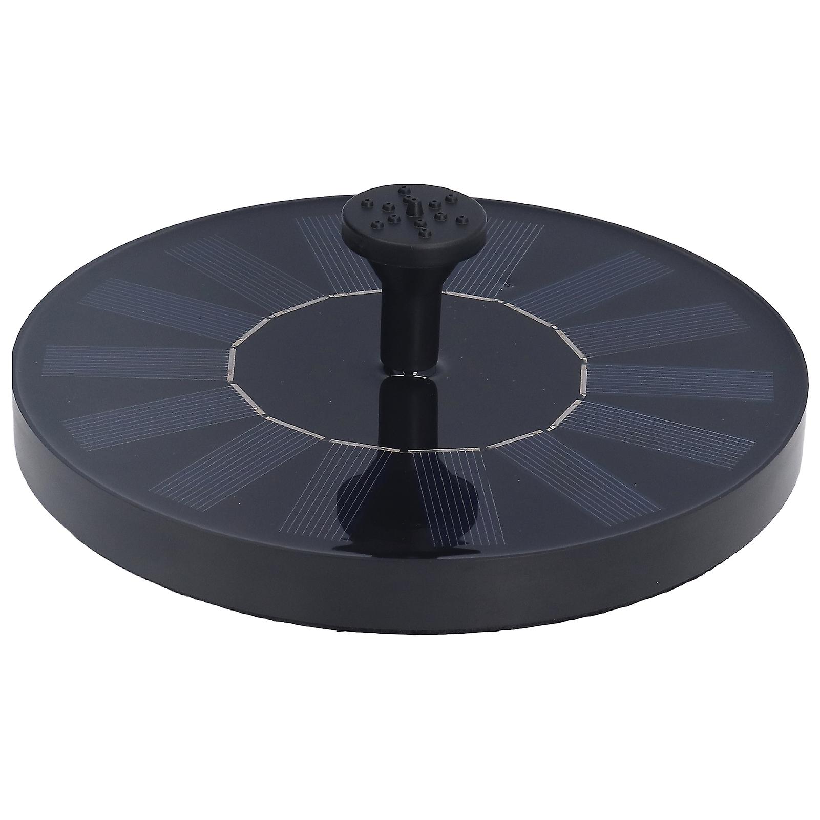 7V 1.4W Solar Fountain 200L/h Stream High Conversion Efficiency Solar Water Fountain Solar Floating Fountain with 6 Nozzles