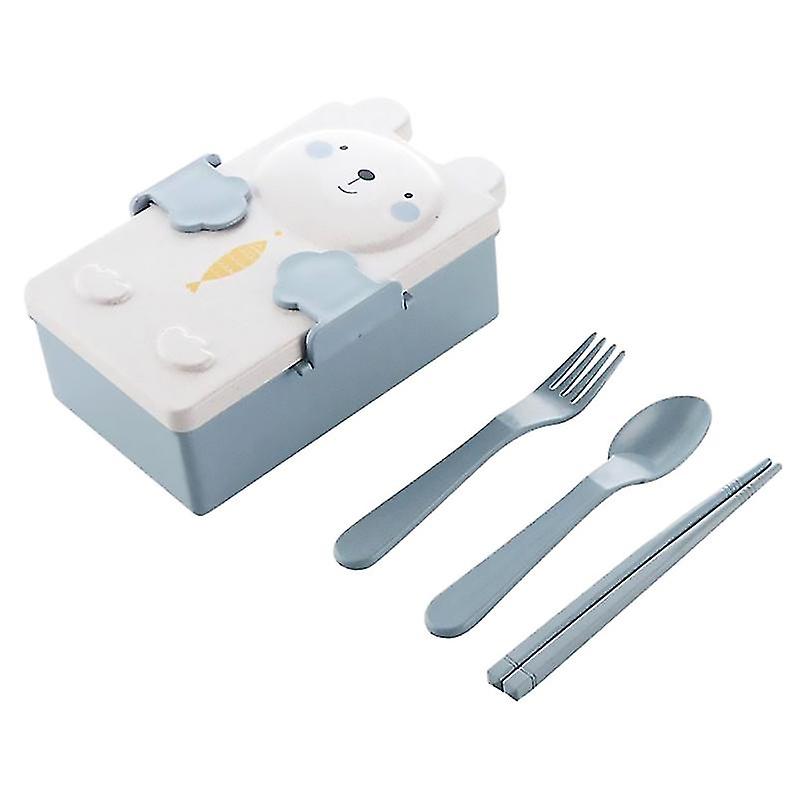 1set Wheat Straw Lunchbox