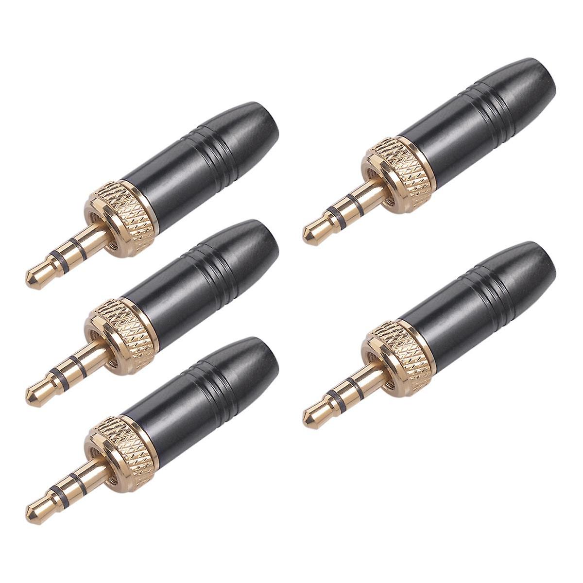 3.5mm Stereo Plug Connector Replacement Part Accessories 41x8mm Wireless for Microphone Cable Conne