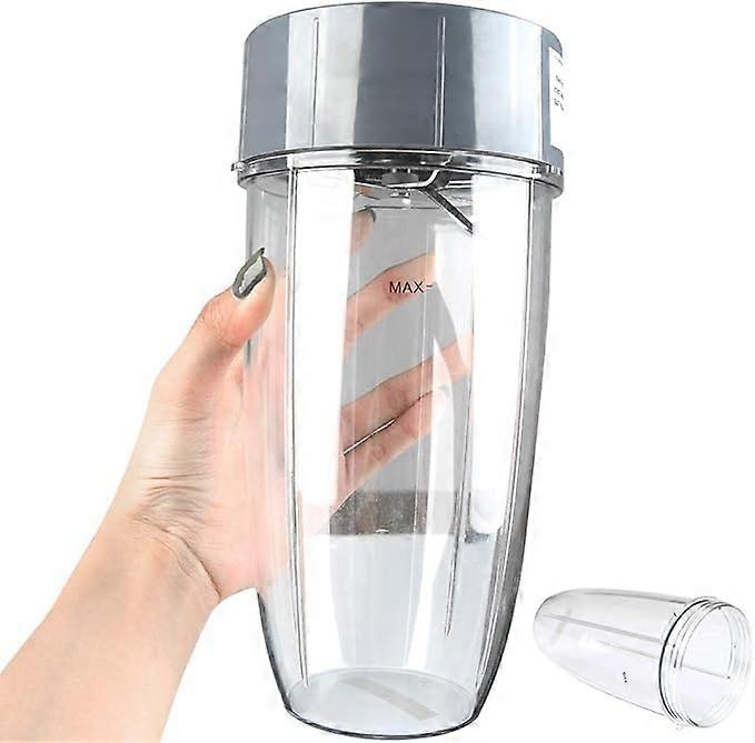 32 Oz Clear Blender Cups Juicer Accessories Compatible for Nutribullet, Mugs Replacement Part Blender Juicer Accessories for Nutribullet Bullet 900W 6