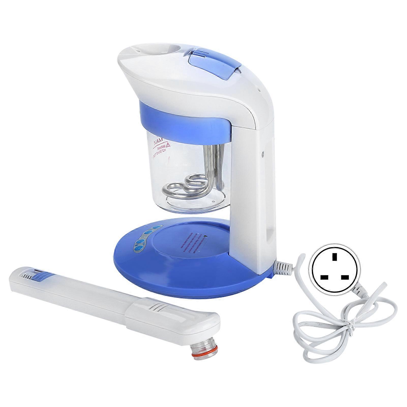 Vaporizzatore facciale Vaporizzatore portatile a vapore di ioni Ozono Cura del viso Umidificatore per aromaterapia per uso domestico Uk