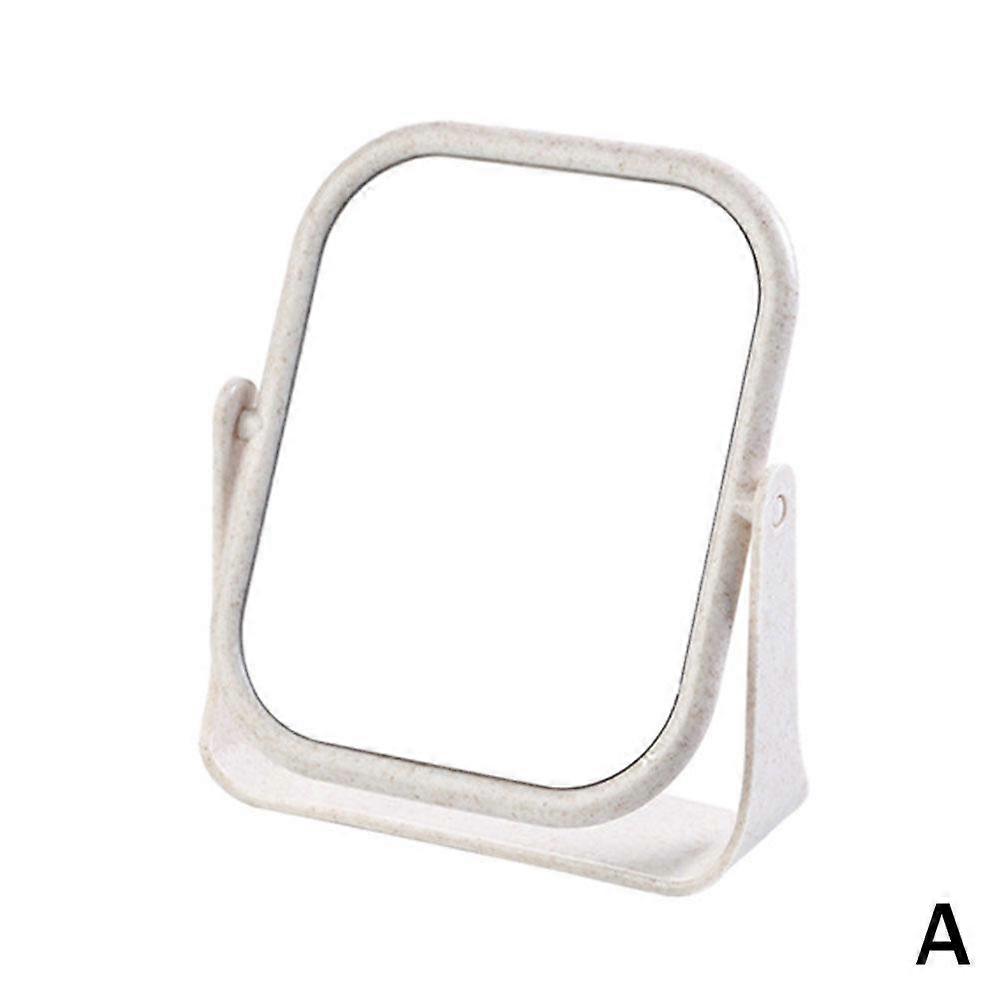 Desktop Double-sided Makeup Mirror Rotating Simple Dressing Mirror