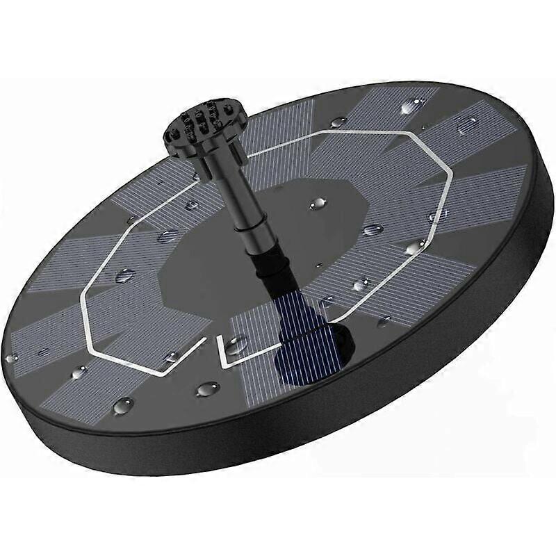 Solar Fountain Solar Pond Pump with Solar Panel Built-in Battery Water Pump 13cm