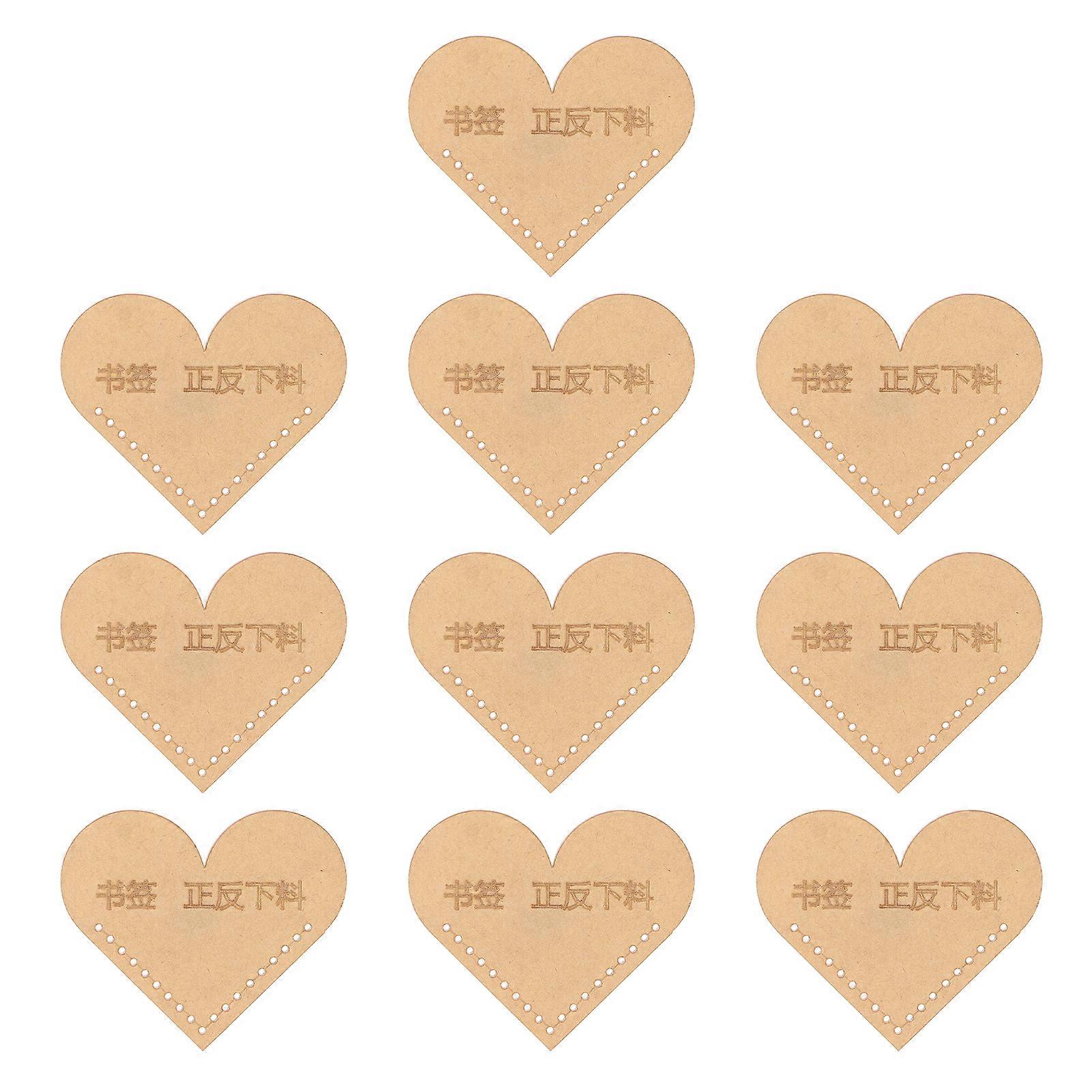 Acrylic Bookmark Templates - 10Pcs Precise Clear Stencil for Repeated Use in DIY