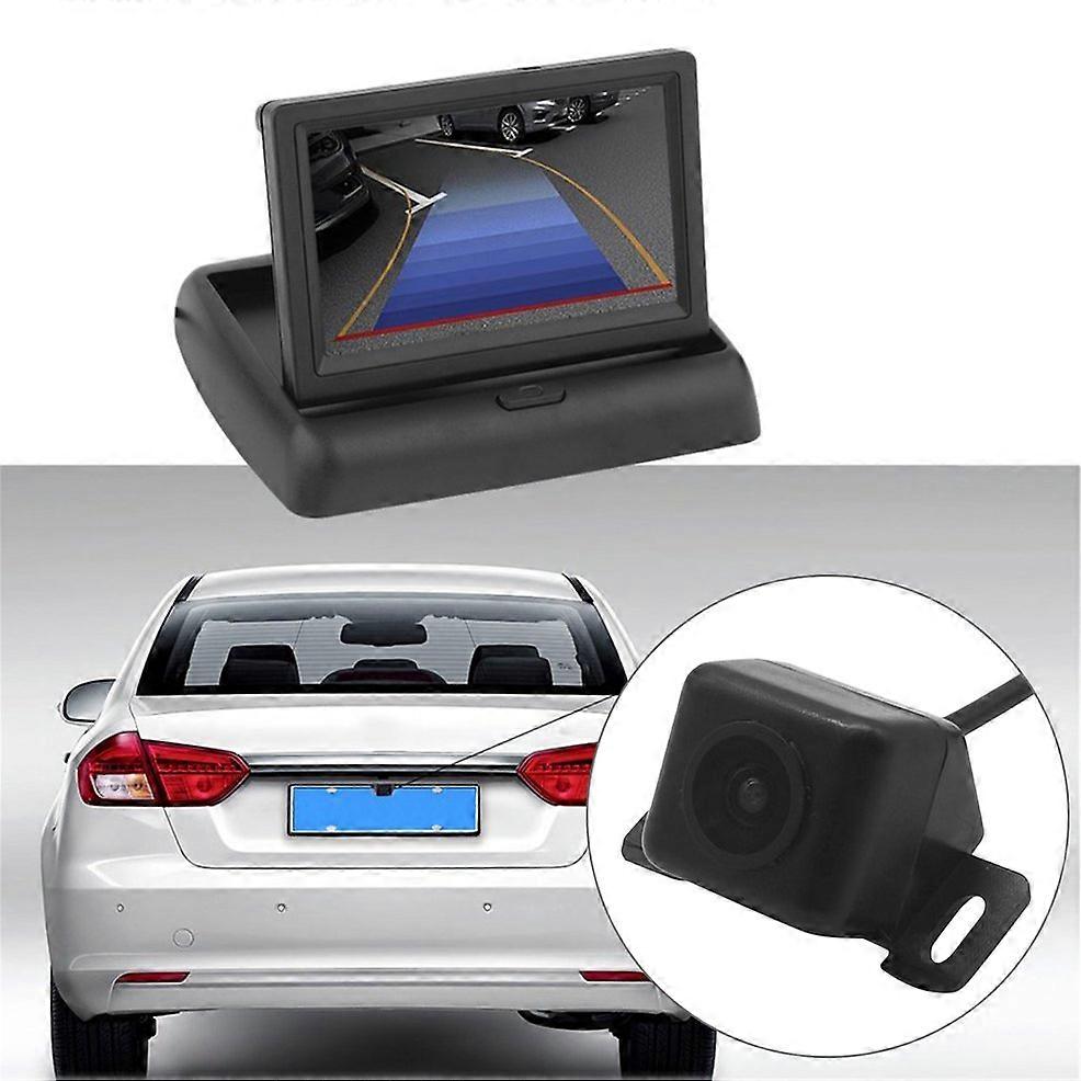4.3 Inch Car HD Rear View Fold~able Monitor Digital LCD TFT Display Screen
