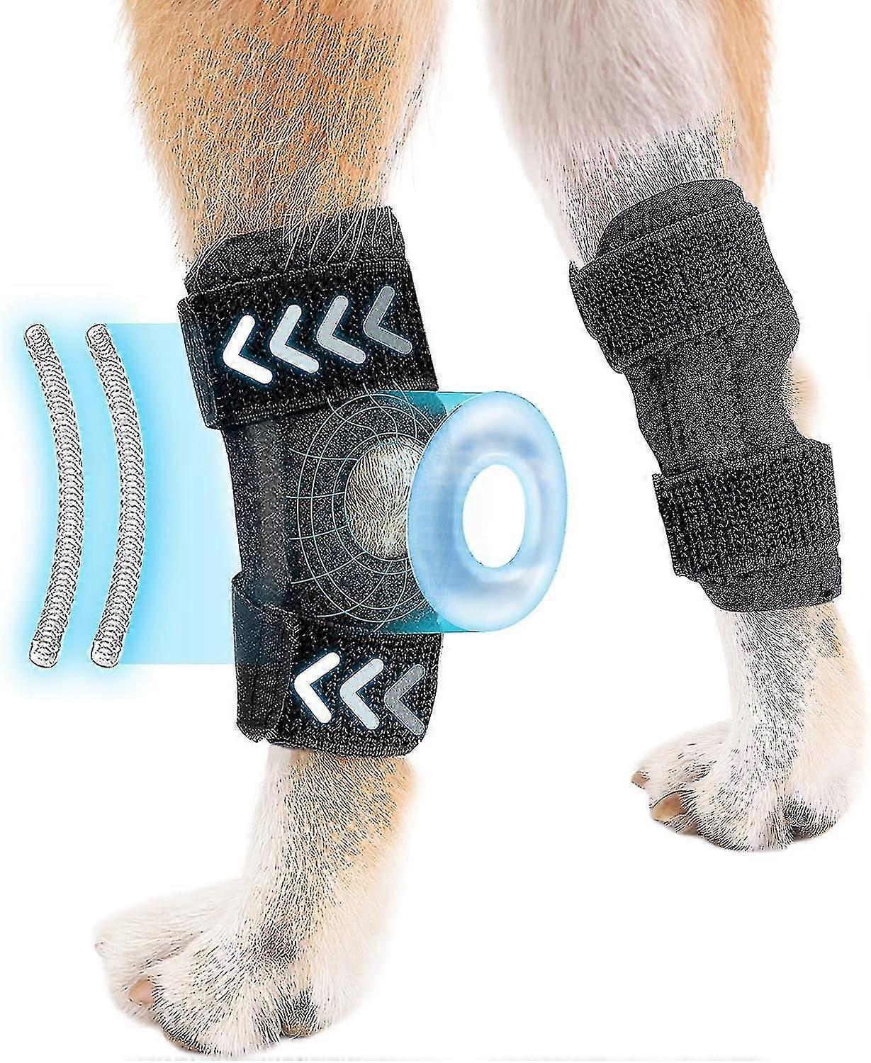 thumbnail image 2 of Dog Back Leg Braces – Pair Of Hock Supports For Hind Legs, ACL Recovery, XS To L 2 of 5
