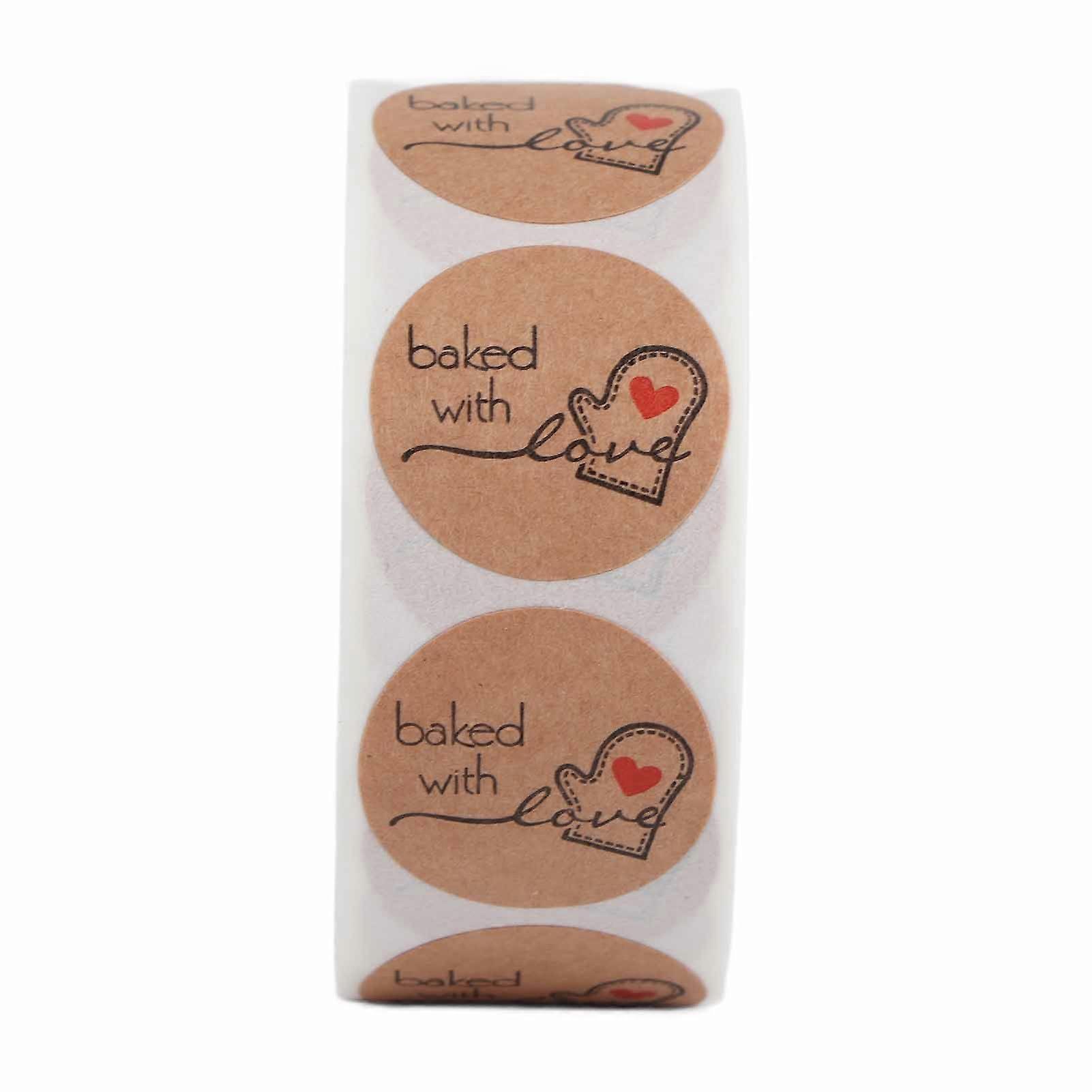 500PCS Baking Designed Decorative Sticker for DIY Desserts Boxes