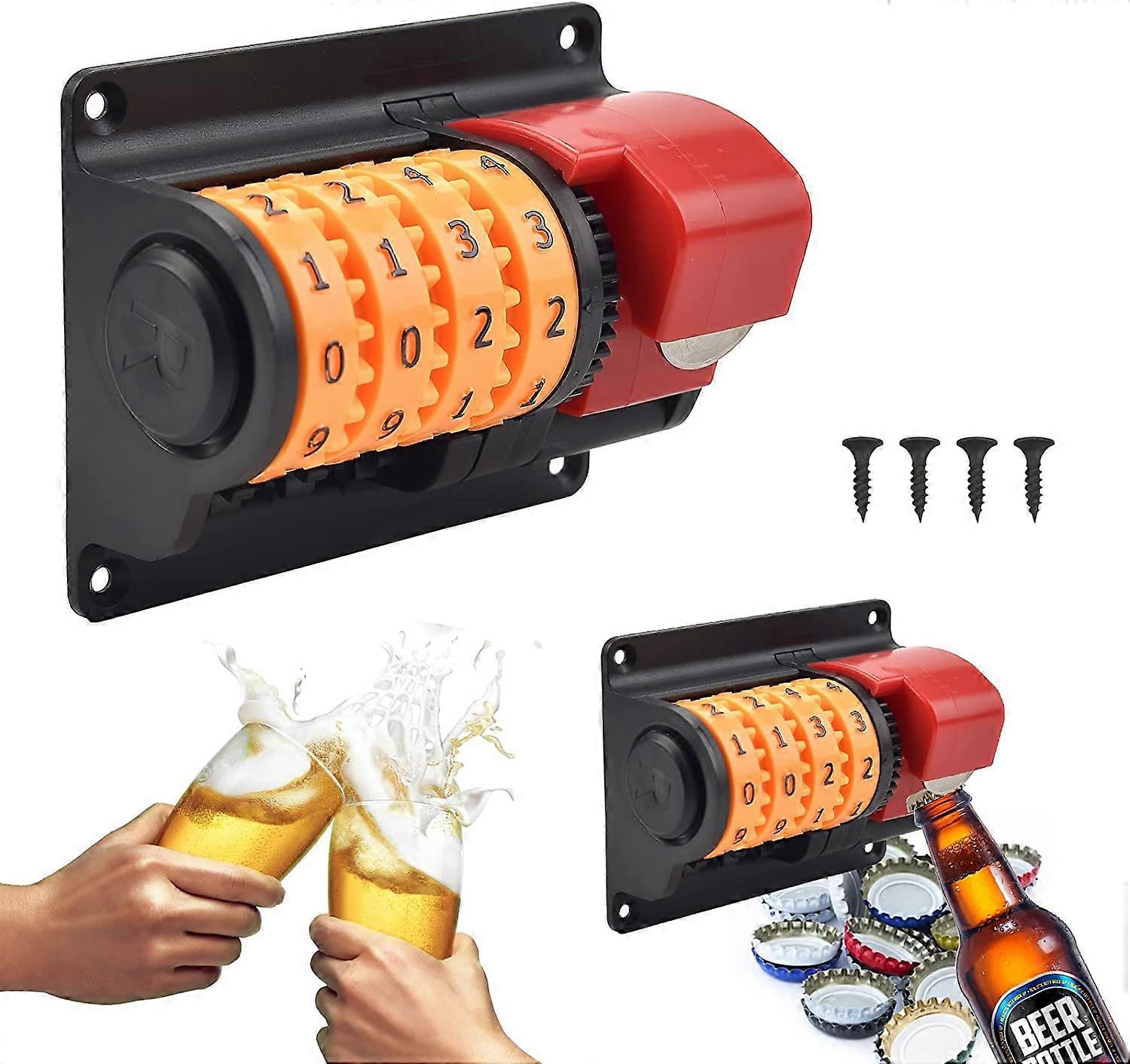 Wall Mounted Novelty Beer Counter Bottle Opener with Precise Numbers Beer Counter