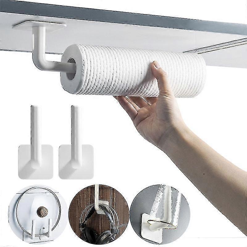 Multifunctional L Shape Hooks Sticky Hook Storage Hanging Self Adhesive Household Practical Wall Door Storage Holder Strong Hanger Rack