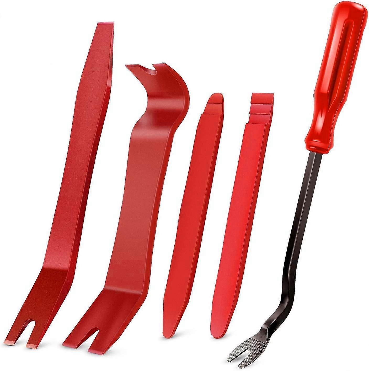 5-Piece Nylon Car Trim Removal Tool Kit No-Scratch Removal Tool Kit for Car Panel and Audio Dashboard Removal