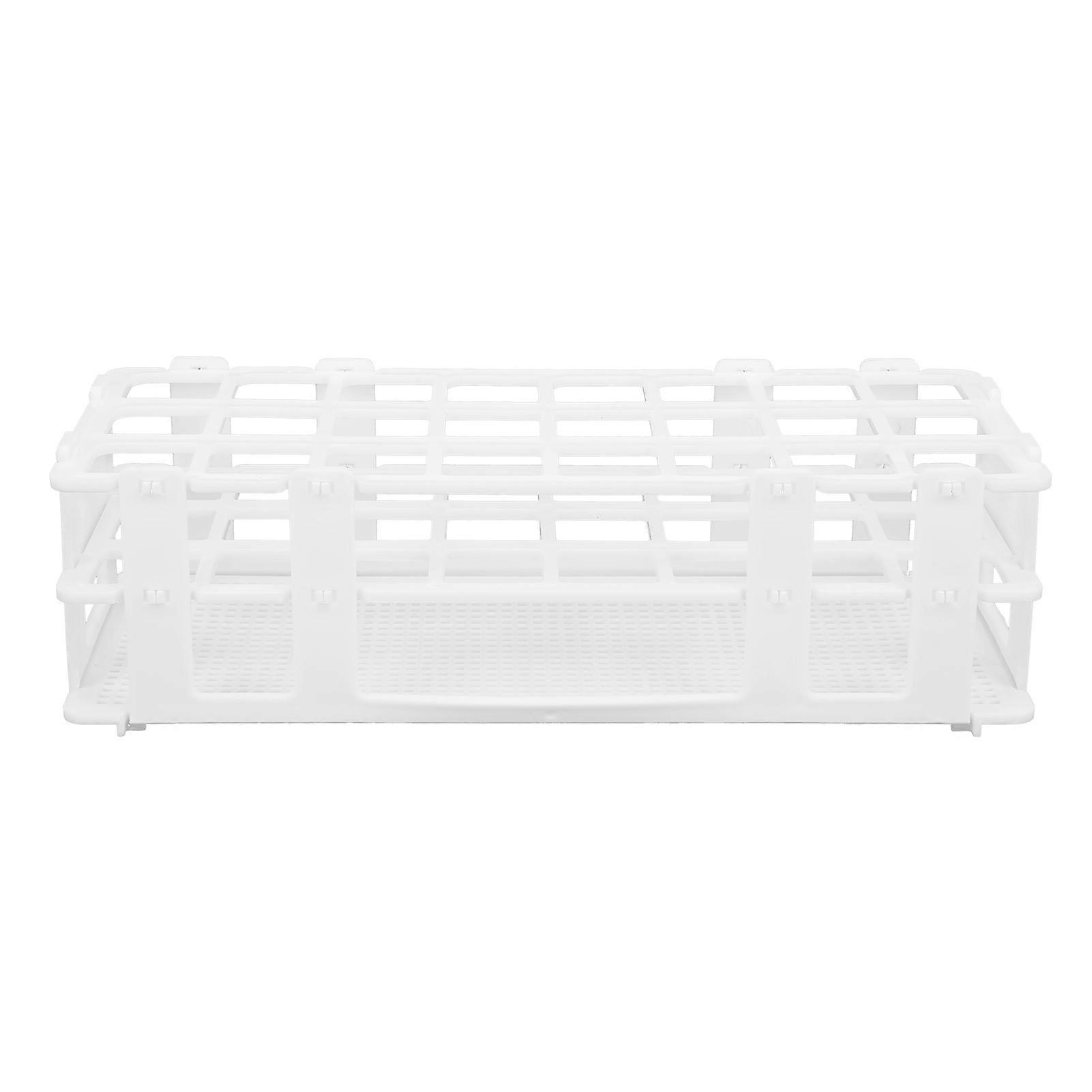 24?Hole Plastic Test Tube Rack Assembly Detachable Sampling Tube Holder for Laboratory 25x25mm