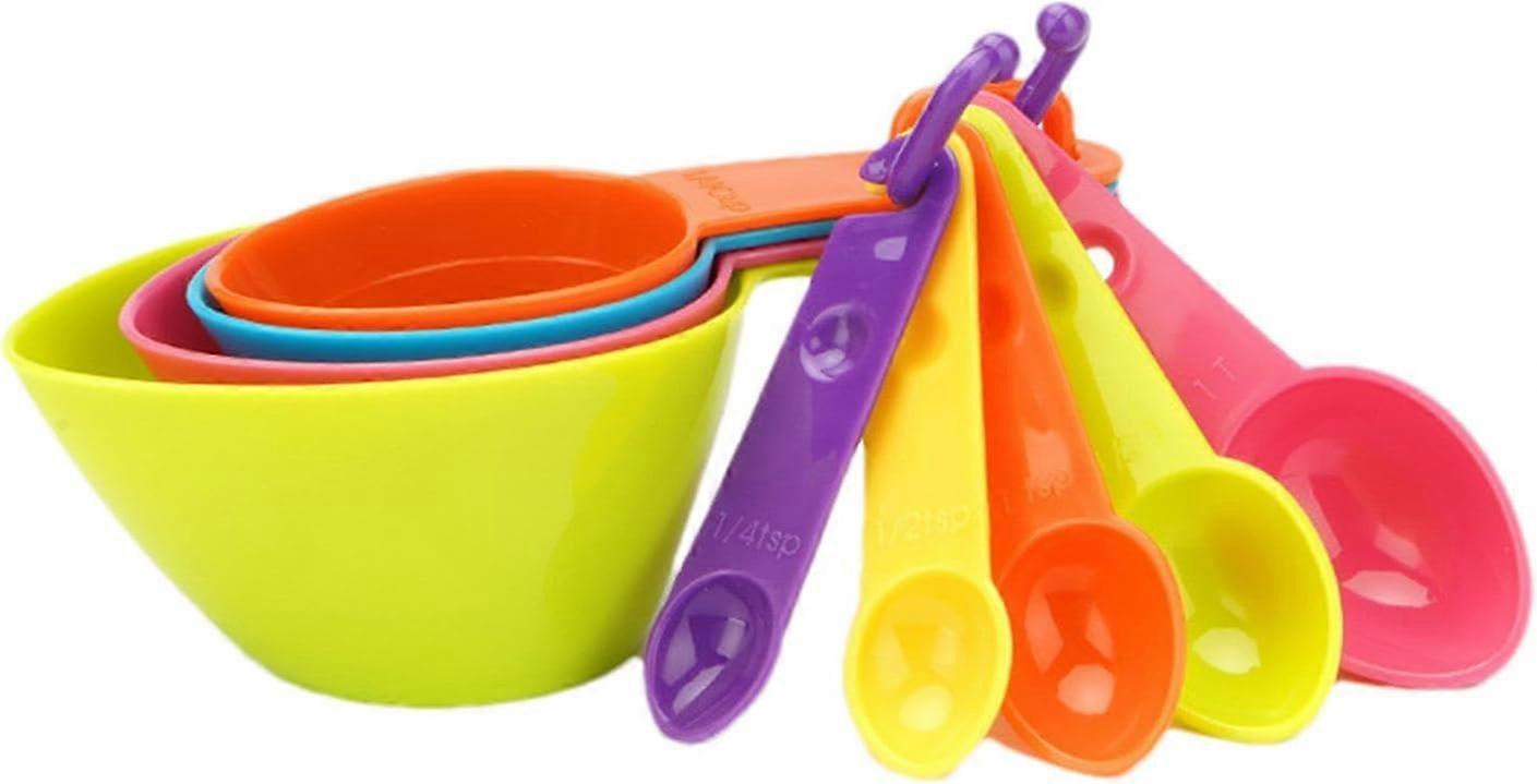 Classic Measuring Spoons, Measuring Cup and Spoon Set with Soft Grip Handle, Kitchen Utensils Measurement Tools