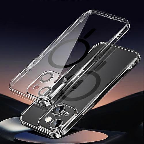 For iPhone 15 SULADA Jingpin Series MagSafe All-inclusive Lens Electroplated TPU Mobile Phone Case