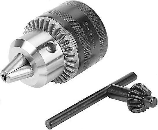 ZK-3-16mm Drill Chuck with Mini Chuck Key for Electric Drill B16/B18/1/2-20UNF for Lathe and Drill Bit(B16)