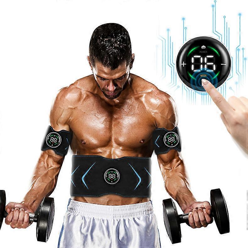 EMS Muskelstimulator Gürtel Touchscreen Bauchtrainingsgerät