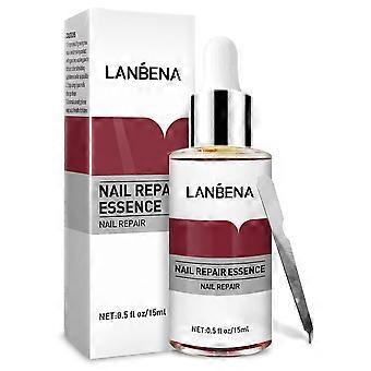 Nagelreparaturessenz, schützen Sie den Nagel vor Beschädigungen Fingernagel- und Zehennagelreparatur zur Heilung des Nagels von Infektionen, verfärbten und beschädigten Nägeln (15ml)
