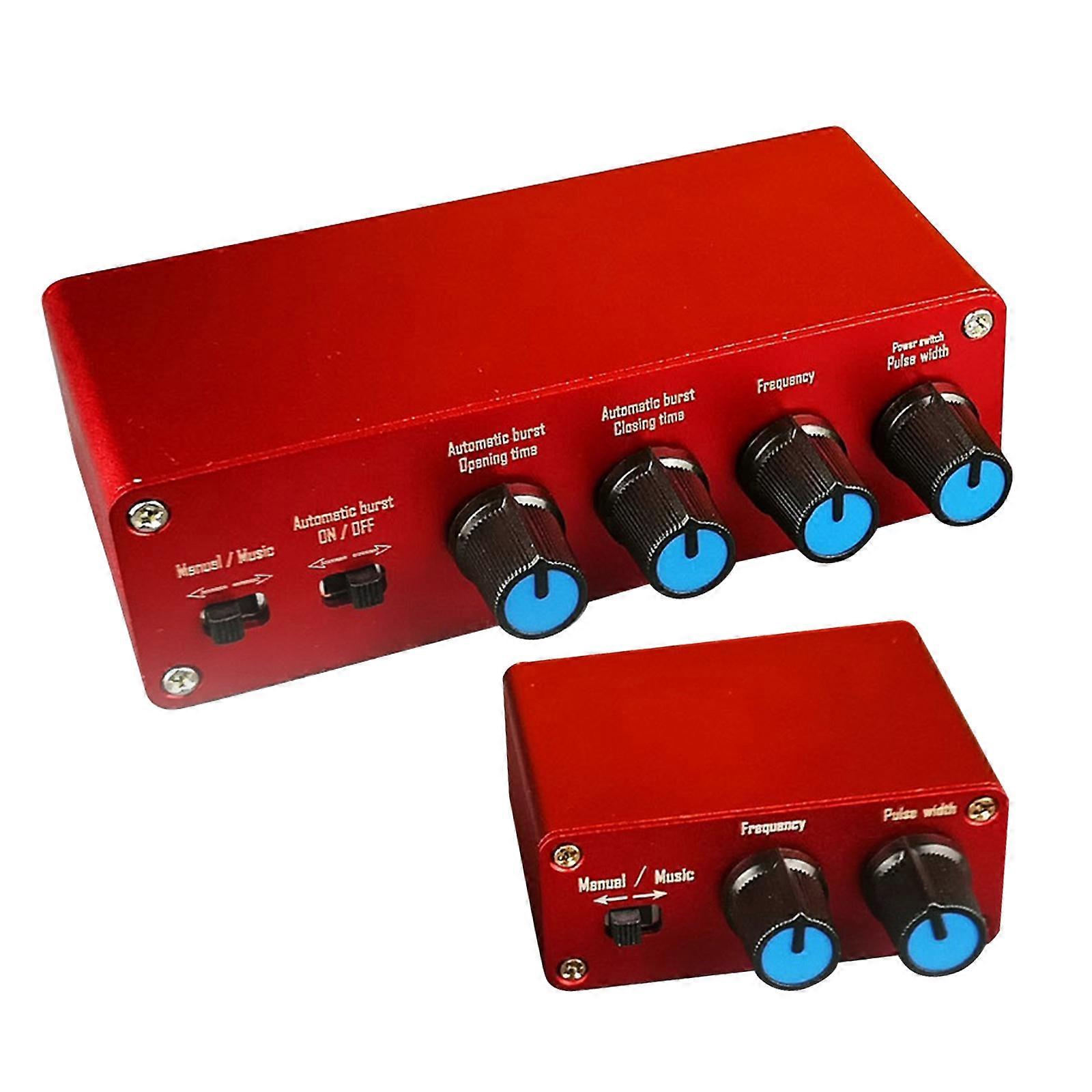 "DRSSTC Tesla Coil Control Box - Multifunctional, Fiber Optic, Rechargeable, Music & Arc Control"