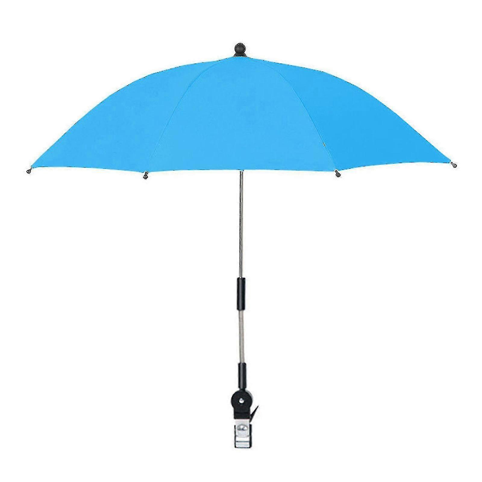 Chair Umbrella With Universal Clamp With Clip 360 Adjustable Beach Umbrella