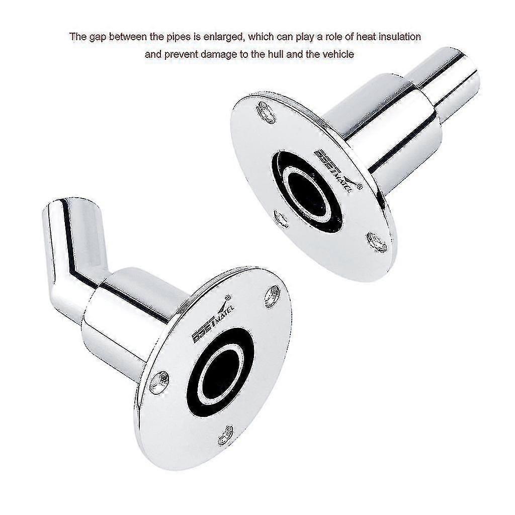 不锈钢 316 贯穿船体排气盖管接头插座硬件