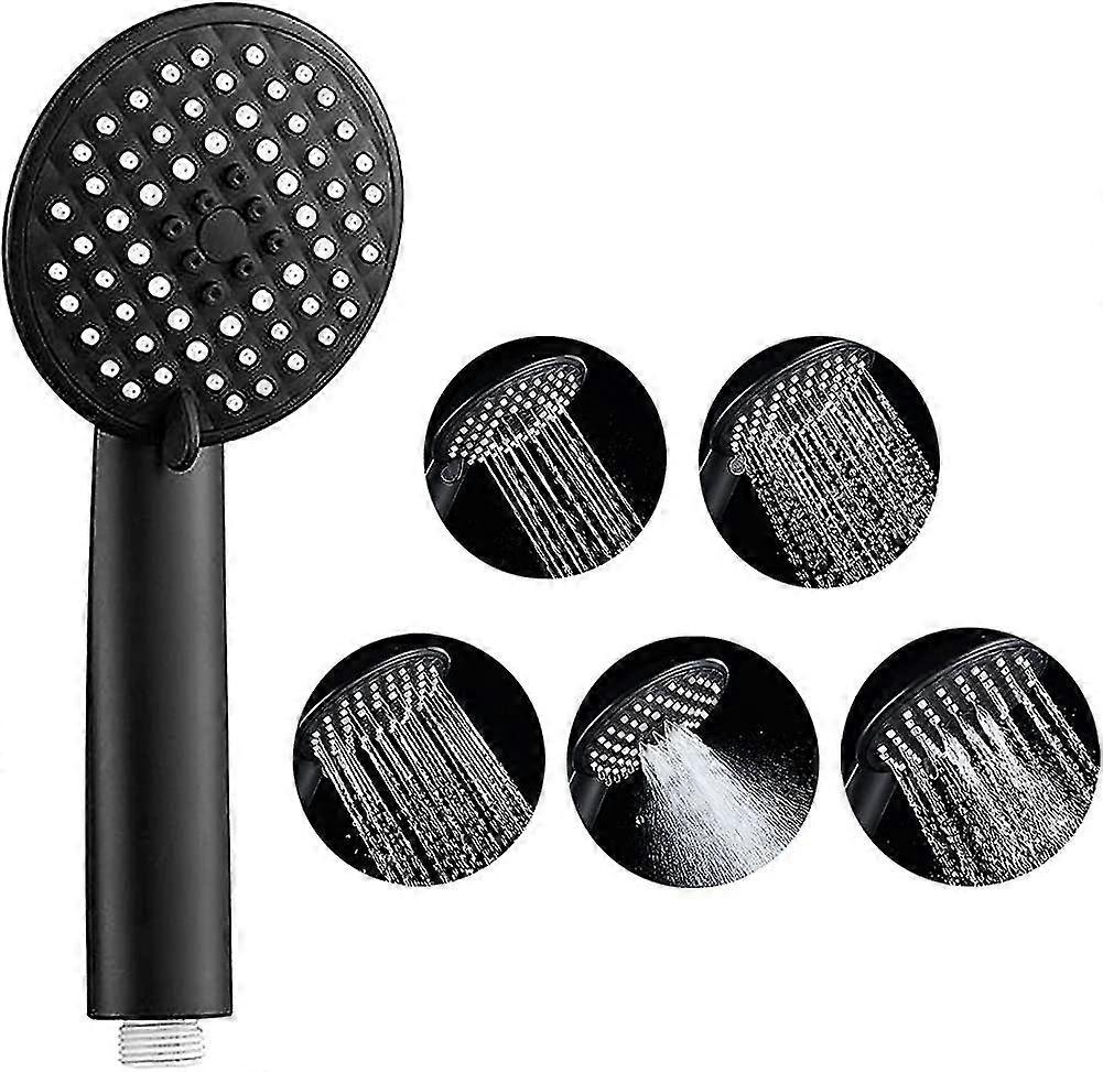 High Pressure Handheld Shower Head. Acsergery Universal Showerhead 5-setting Spray Mode Gift
