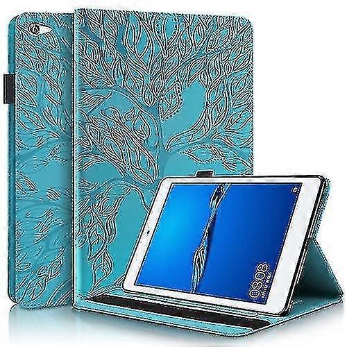 For Huawei Mediapad M5 Lite / C5 10.1 Inch Life Tree Series Horizontal Flip Leather Case With Holder