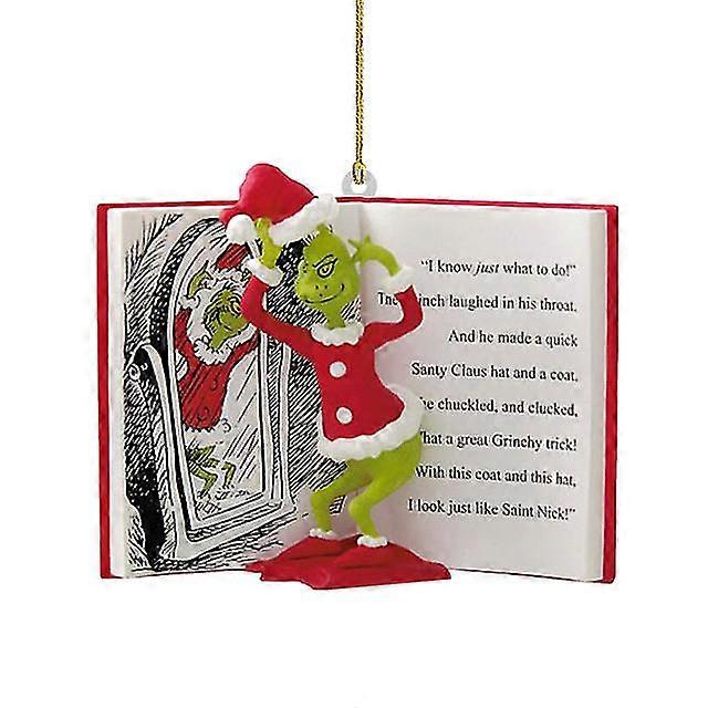 Stole Resin Pendant Tree Decoration, 1pc Decoration How The Stole With Present