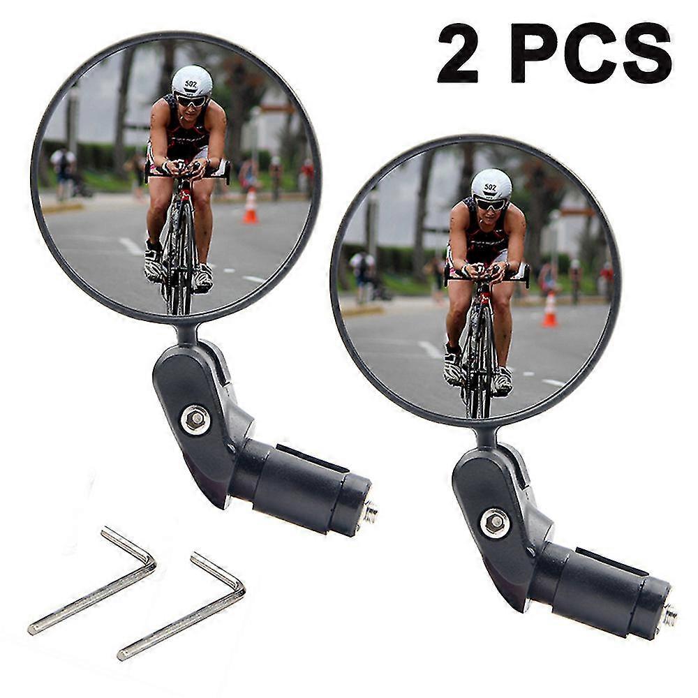 Bike Mirror Bicycle Riding Rearview Mirror Hd Safety Rearview Mirror Convex Mirror With Adjustable Handlebar Installation