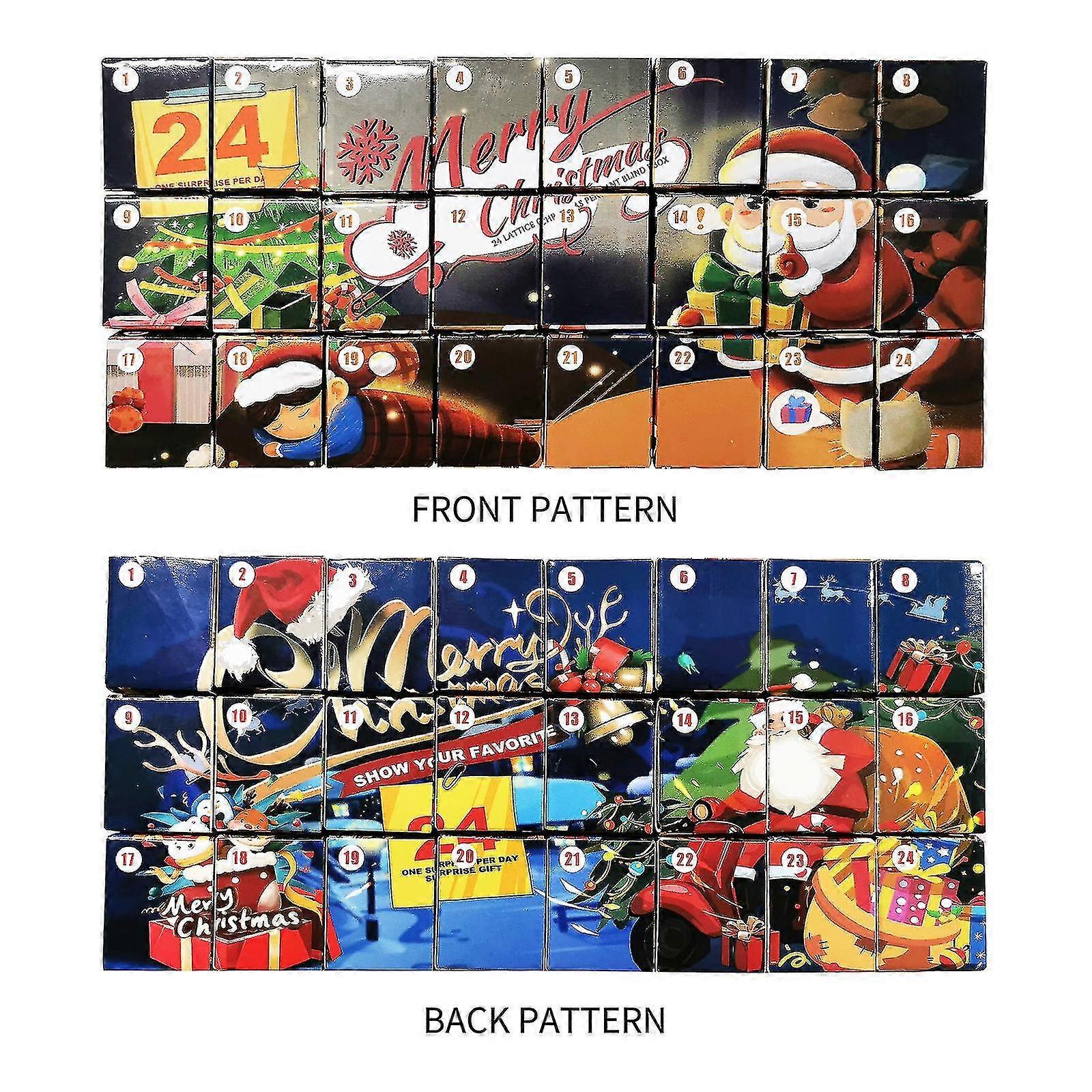 Weihnachten Countdown 24 Tage Weihnachten Creative Countdown 24 Tage Geschenk Puzzle Box @bugu