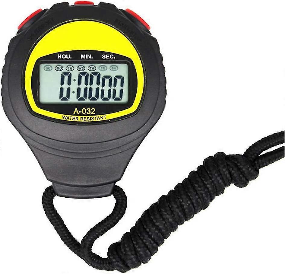 large screen electronic stopwatch professional running timer sports referee coach chronograph