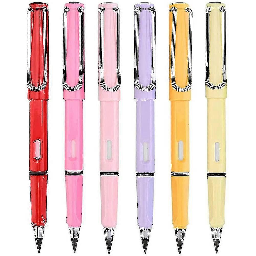 6pcs Inkless Pencils,eternal Pencil, No Ink Pen, Magic Pencils(a)