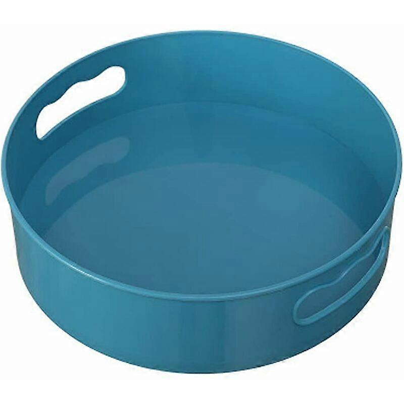 Multi-Function Rotating Spice and Condiment Rack for Kitchen or Bathroom Blue