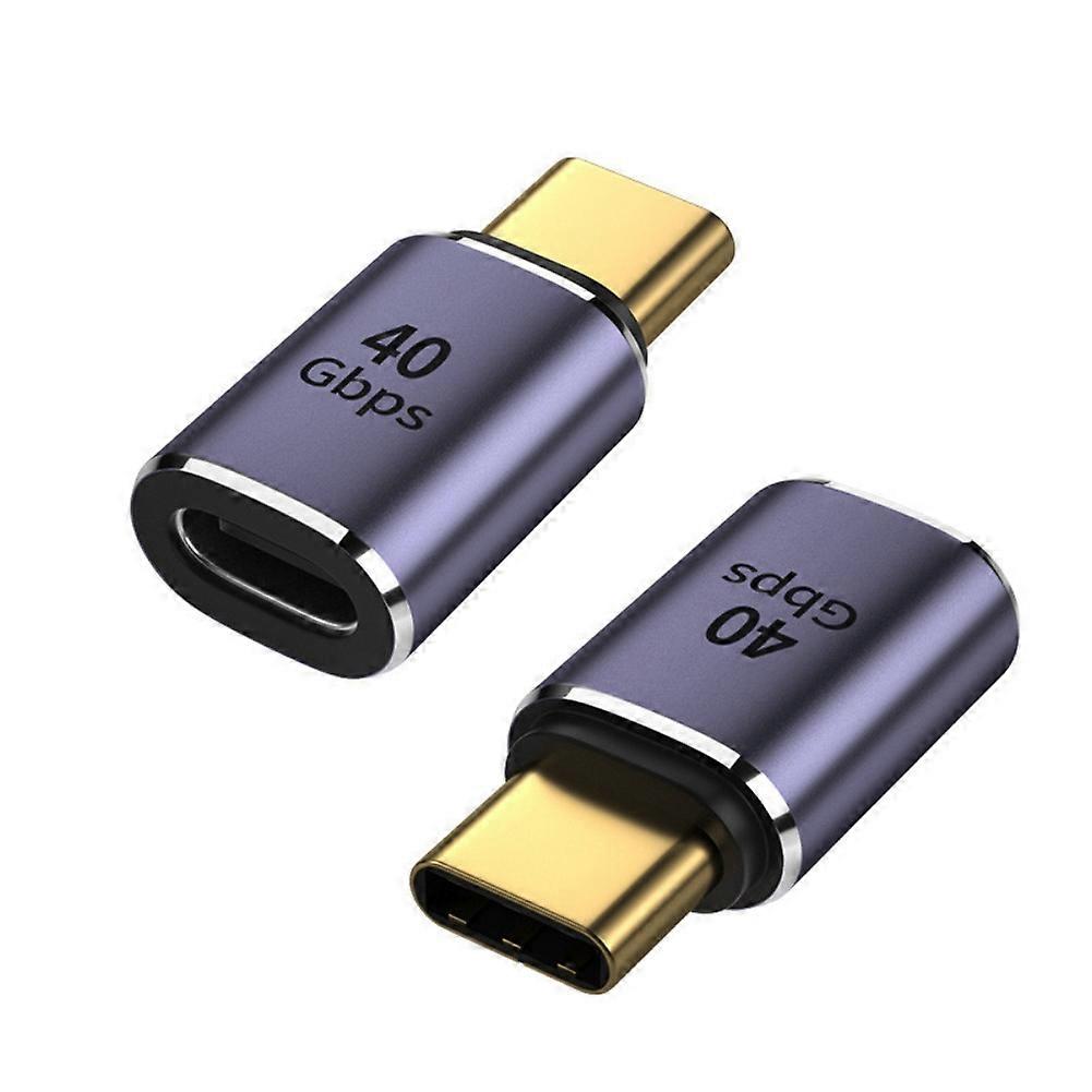 90 Right Angle USB C to USB C Adapter Type C Fast Charging Converter 40Gbps 100W