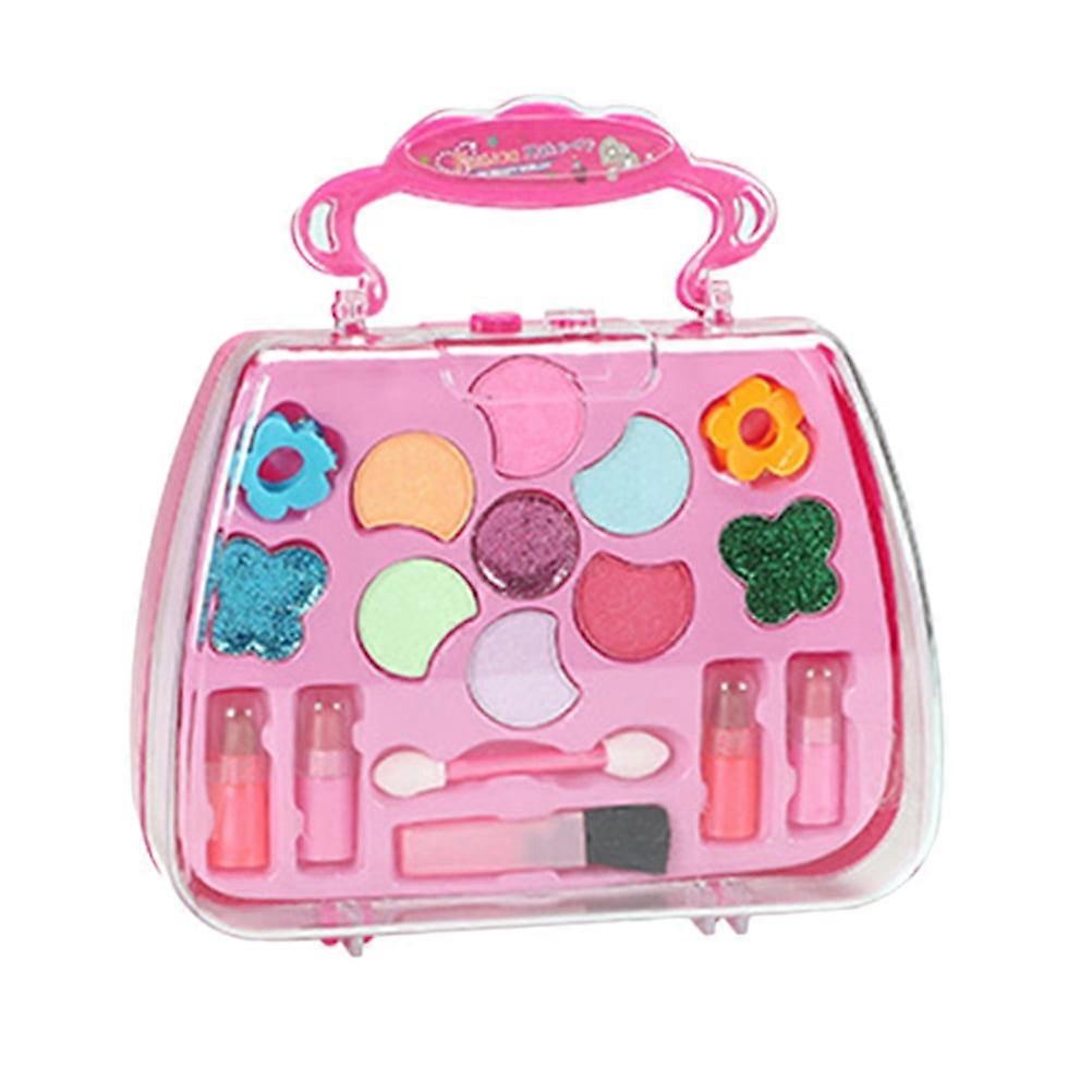 סט איפור וארגון לילדים, ערכת משחק מעמיד פנים, מתנת צעצוע נסיכה