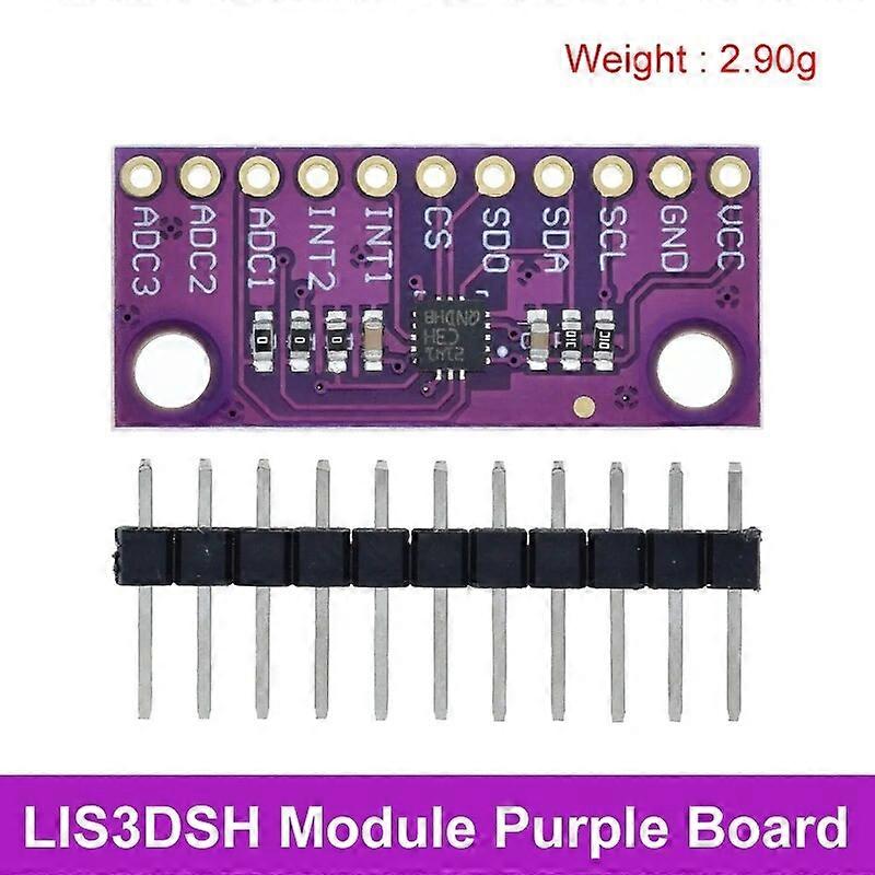 LIS3DSH LIS3DH høyoppløselig treakset akselerometer triaksial akselerometermodul for Arduino