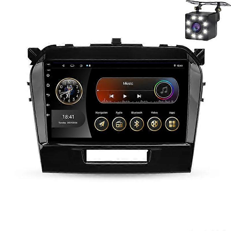 Car Radio Android For Suzuki Vitara 4 2014 - 2018 Auto Multimedia Player Stereo