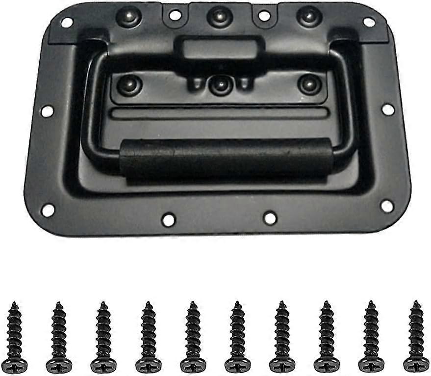 XHX folding handle, recessed, case handle, black-