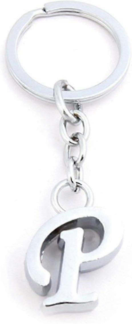 Lettre Simple Alphabet Charm Keychain, porte-clés, sac Charm (p)