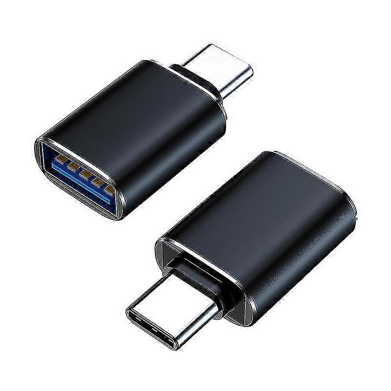 4pcs Usb A To Usb C Adapter Usb To Type C Data Transfer Otg Converter