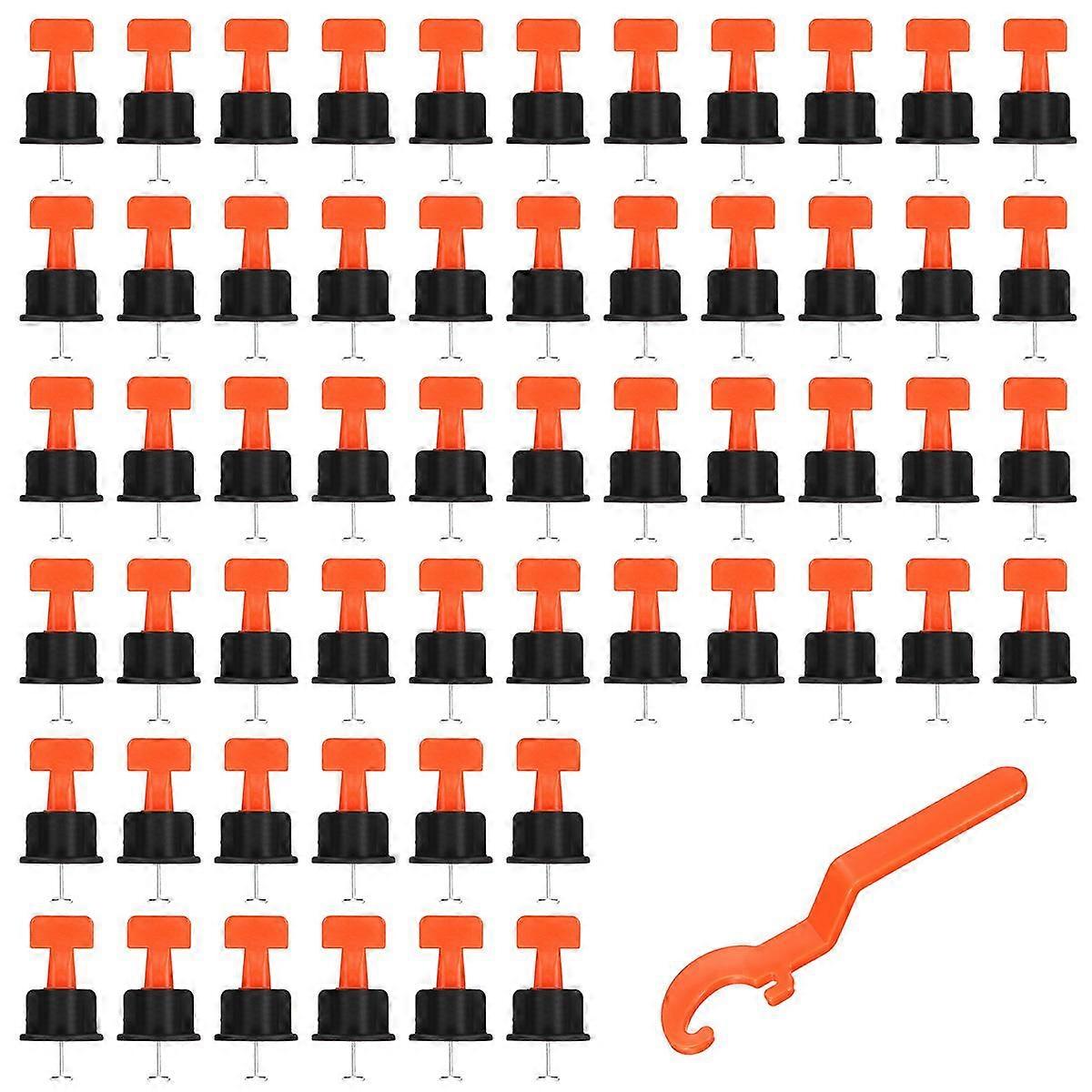 50pcs 25pcs Flat Ceramic Floor Wall Construction Tools Reusable Tile Leveling System Kittile Leveling System Kit For Tile