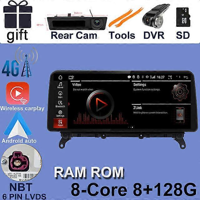 12.3" 1920 * 720P Android 12 Auto Moniter Auto Multimedia GPS Player Navigation Carplay Auto Für BMW X3 F25 / X4 F26 CIC NBT System
