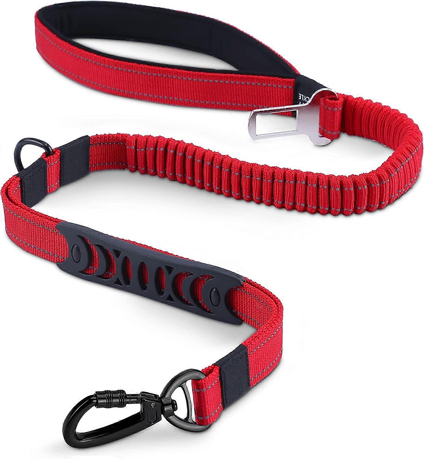 Strong Dog Leash with Padded Handle Anti-Pull Rope Elastic