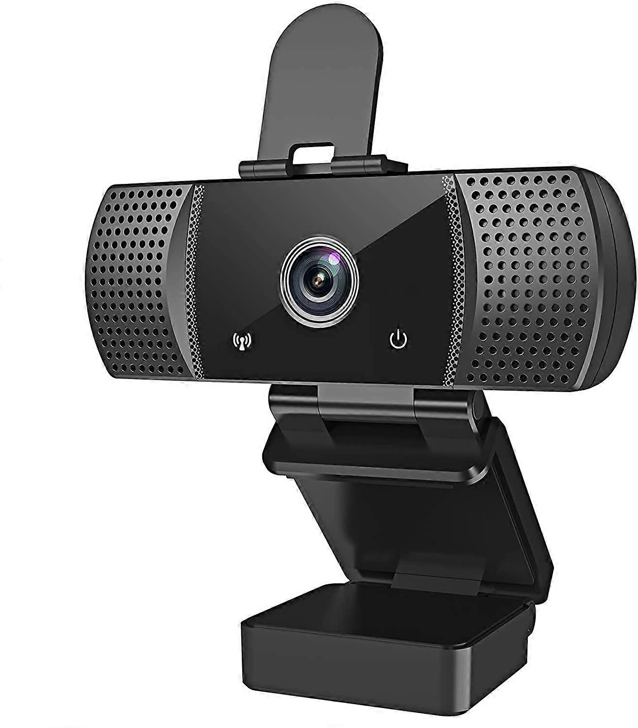 Webcam Full HD avec microphone et cache de confidentialité - Résolution HD 1080P