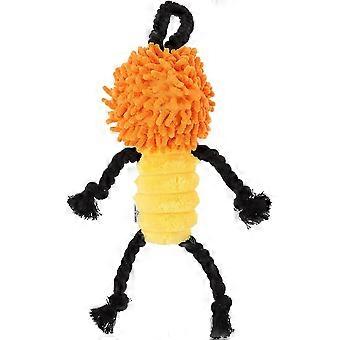 Jouet de remorqueur de chien Jouet de remorqueur de chien en peluche Chiens Corde Jouet de traction de formation de chiot avec son grinçant Jouet d’exercice interactif pour chiens de petite taille moyenne grande Chien S