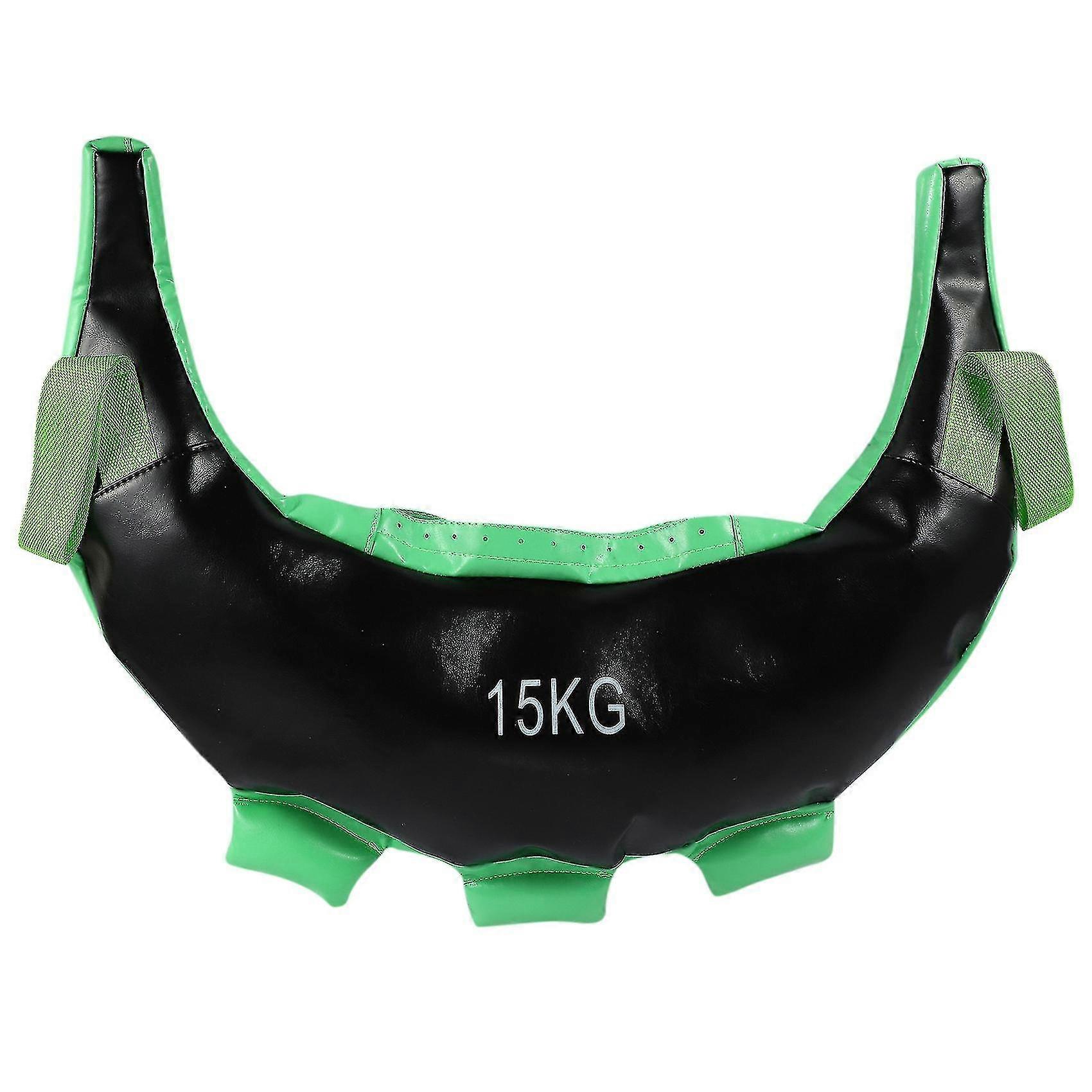 ウェイトリフティングバッグブルガリアパワーバッグストレングスエクササイズサンドバッグフィットネストレーニングサンドバッググリーン