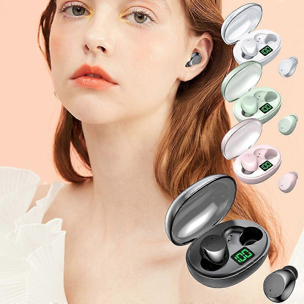 Wireless Bluetooth Headphones In Ear Stereo Earbuds LED Digital Charging Case
