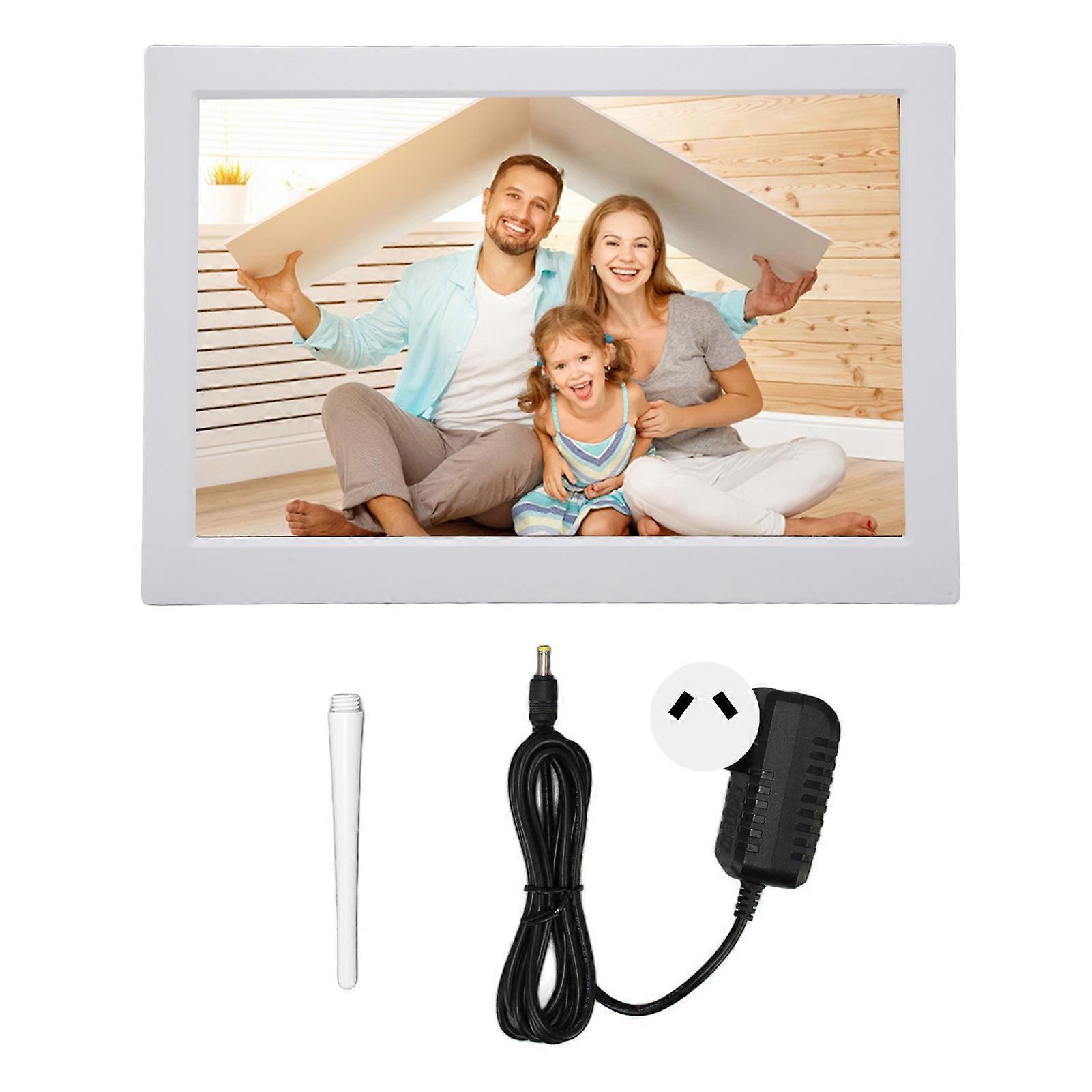 10.1 Inch WiFi Digital Picture Frame Smart 16GB Memory Auto Rotate 1280x800 IPS Touch Screen Photo Frame 100240V