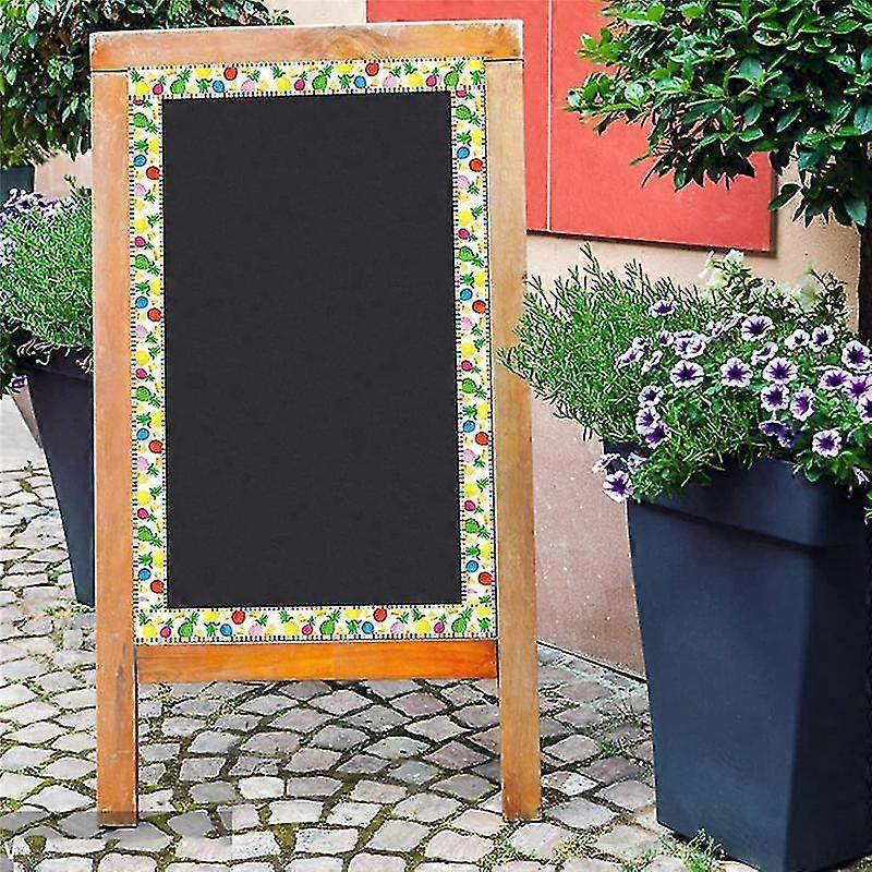 Watercolor Pineapple Bulletin Board Borders Straight Border For Classroom Decoration Chalkboard Whi
