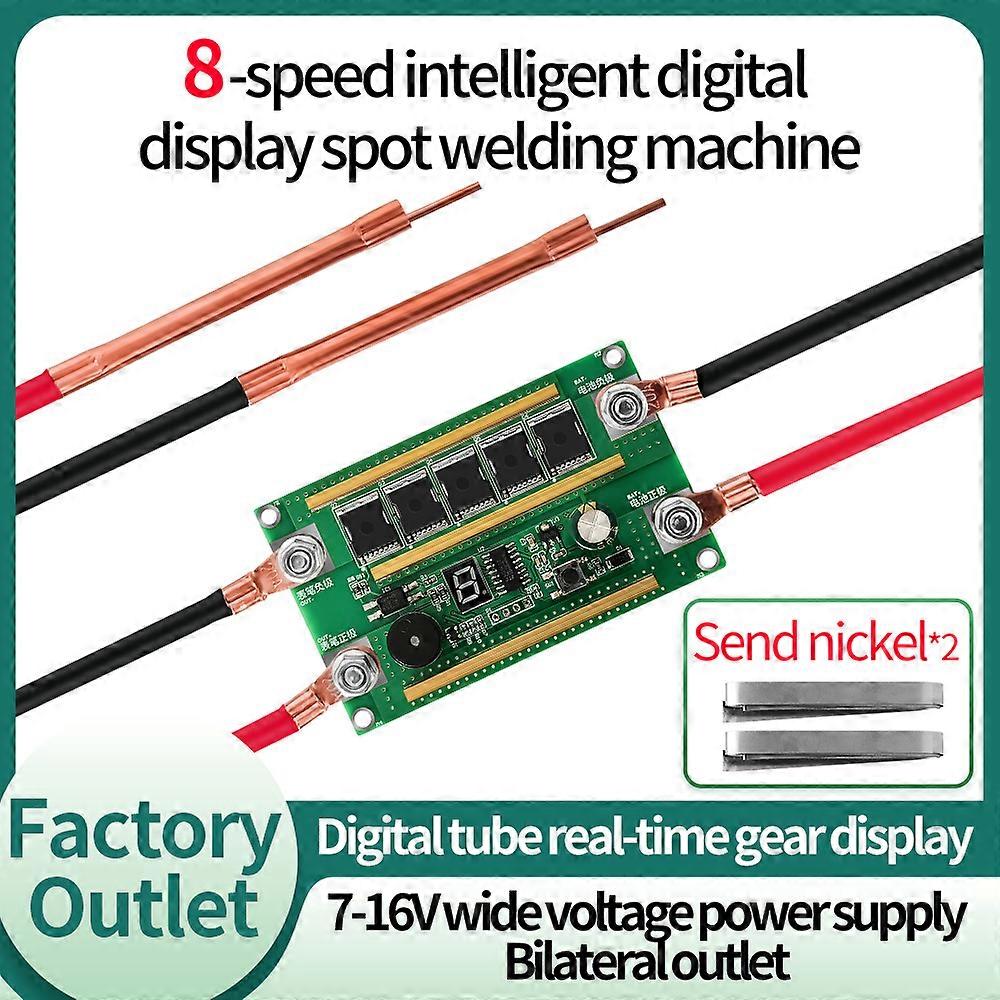 Spot Welder Control Board ,Adjustable 6 Gear Mini Spot Welding Machine Lithium 18650/26650 Battery PCB Circuit Board
